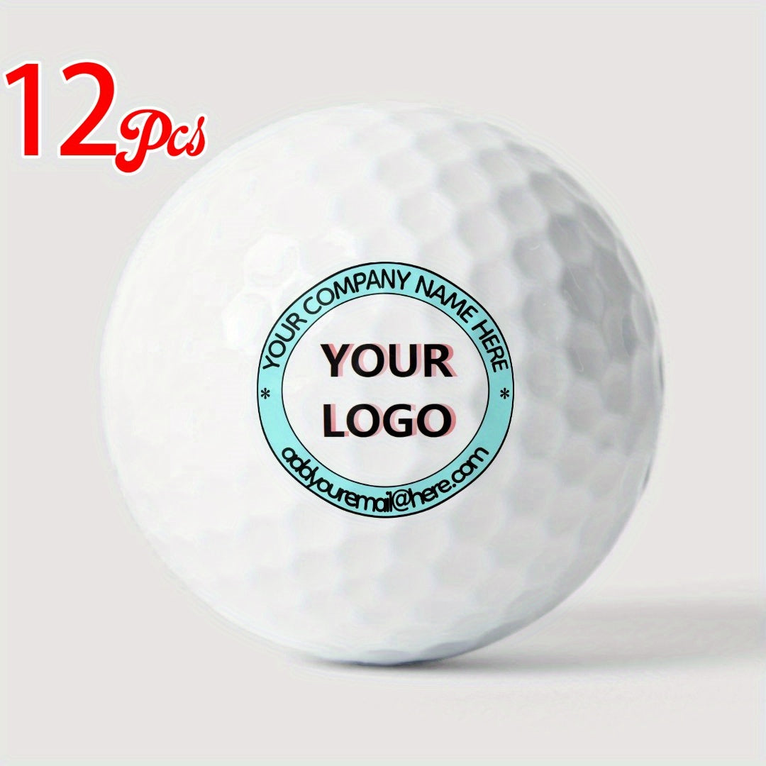 3/6/12pcs Give gifts haute couture commercial logo and text golf - your color