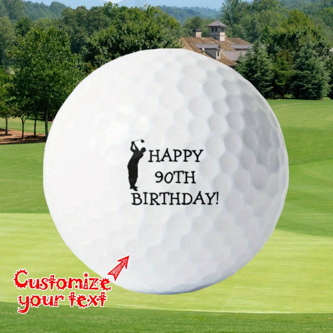 3/6/12pcs Customized birthday golfer fun gifts for 40 years old 50 years old 60 years old 70 years old 80 years old 90 years old happy dad golf gift