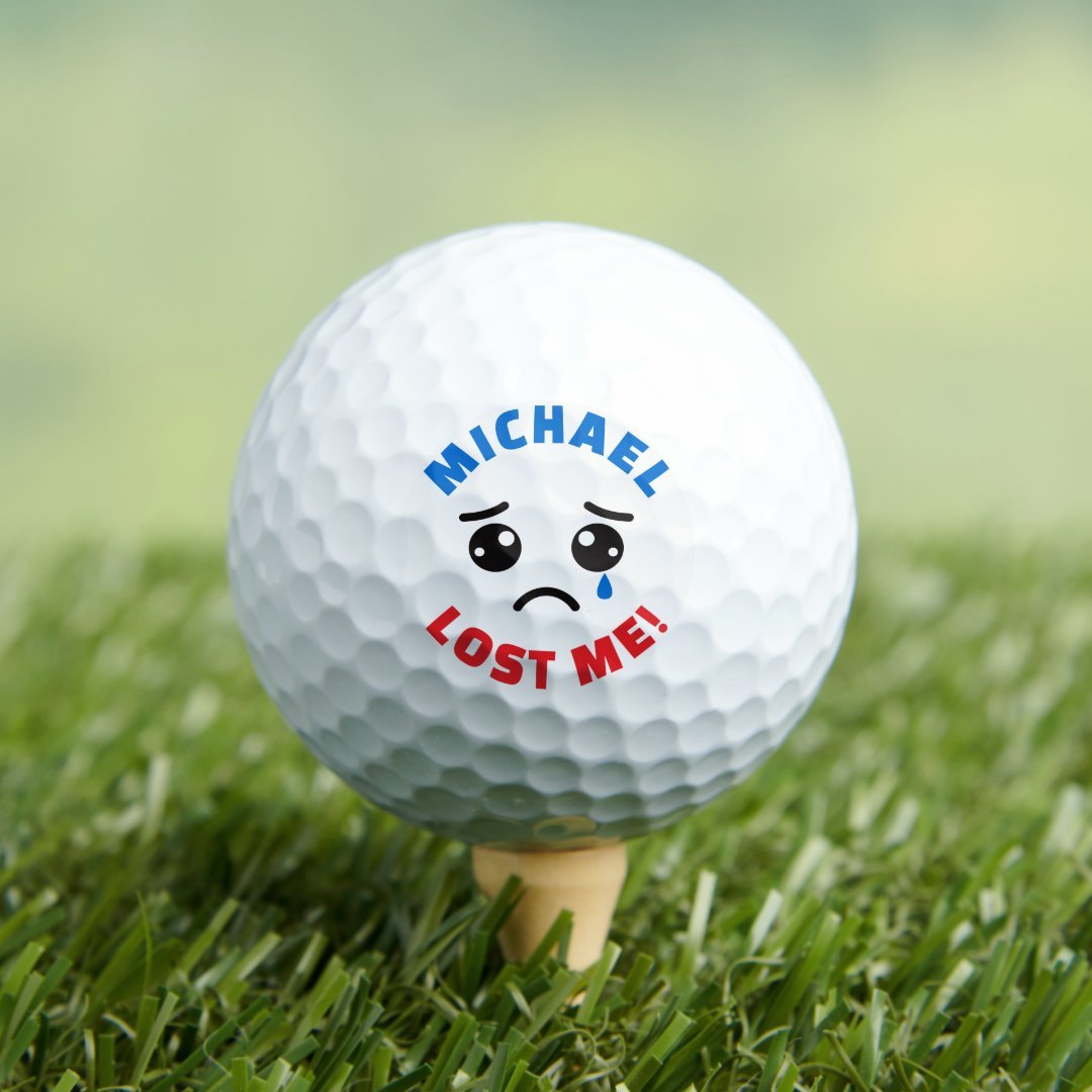 3/6/12pcs Unique Personalized Name Novelty Golf Balls For Indoor And Outdoor Putting And Chipping Practice, Double-layer Gift For Golf Enthusiasts, Featuring A Two-layer Design