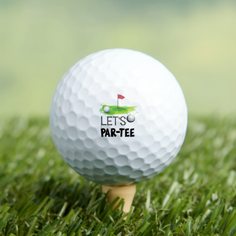 Let'S Use Golf Flags to Play Par with Standard Round Rubber Double-Layer Balls, a Gift for a Qualified Golfer.